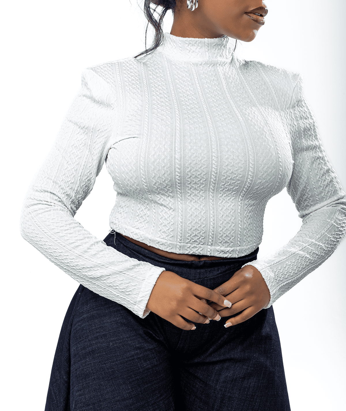 Cropped Polo Top Pattern - Image 6
