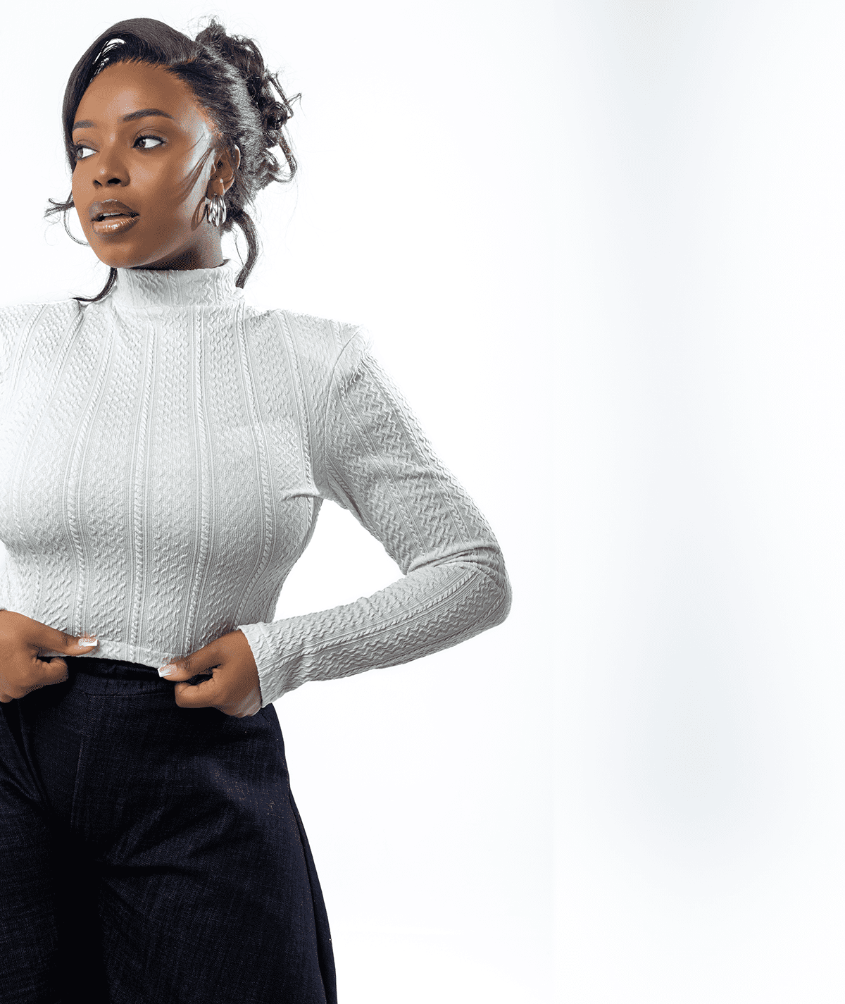 Cropped Polo Top Pattern - Image 7