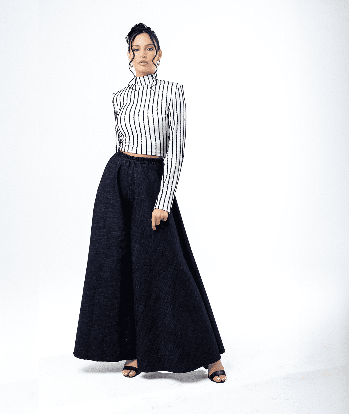 Cropped Polo Top Pattern - Image 2