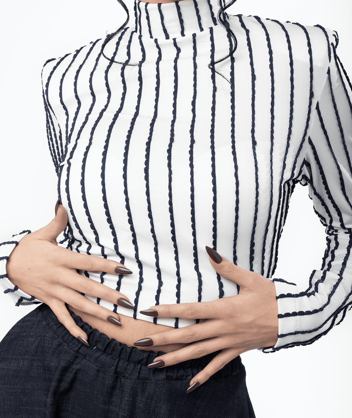 Cropped Polo Top Pattern - Image 4