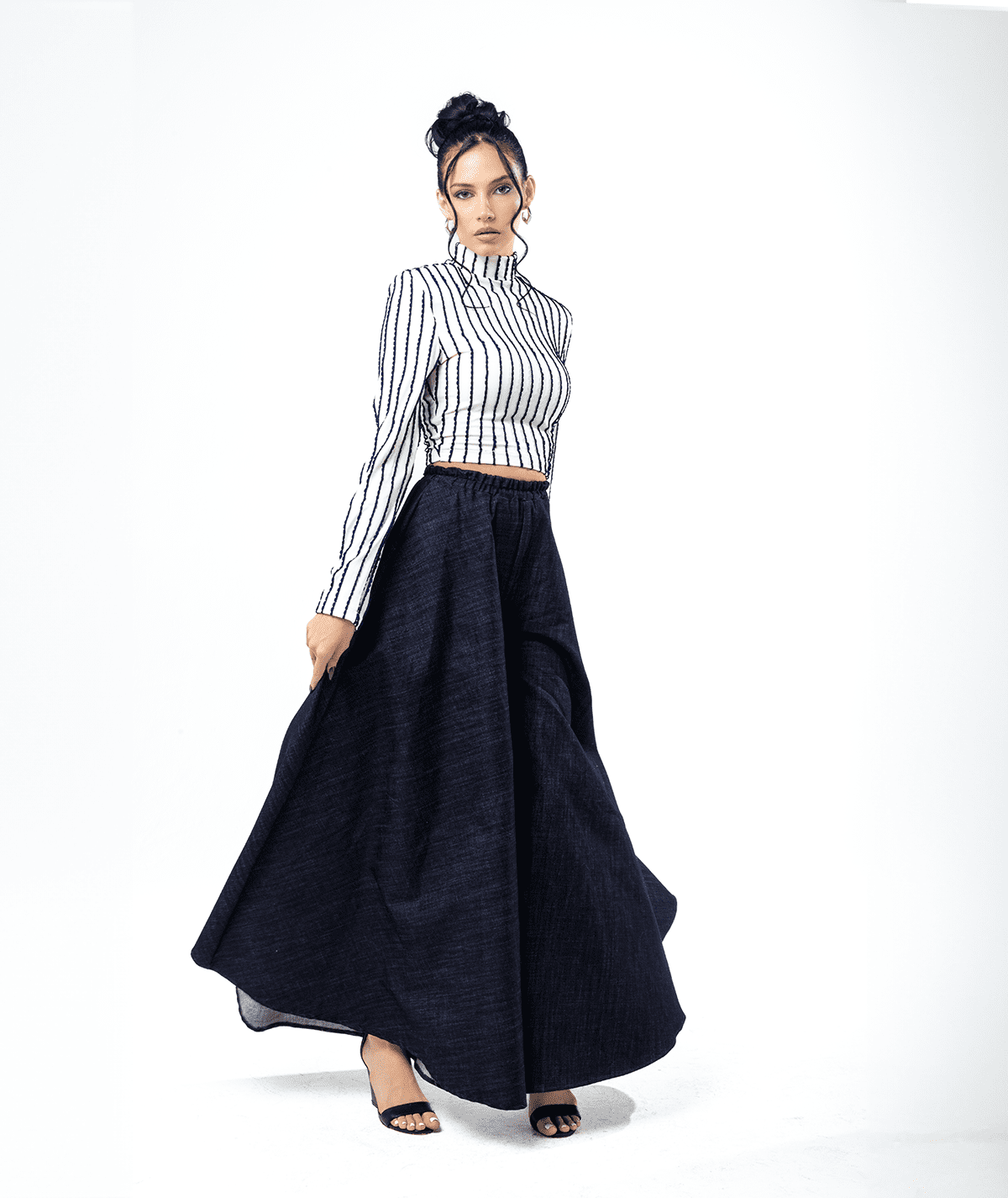 Cropped Polo Top Pattern - Image 5