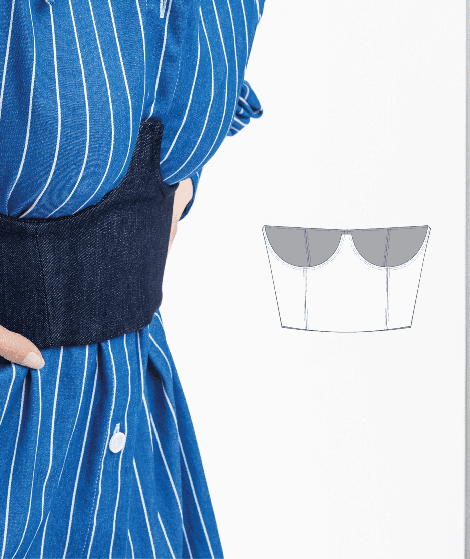 Under Bust Corset Pattern - Image 3