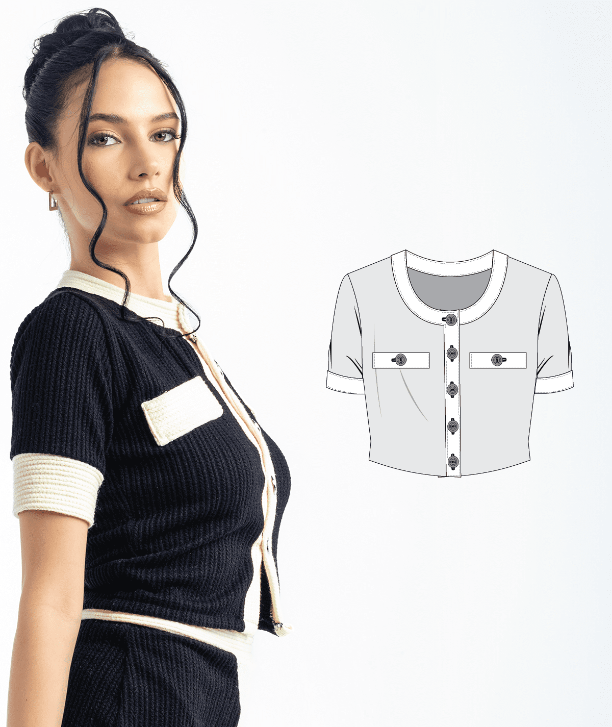 Button Up Short Sleeve Shirt Pattern - Image 3