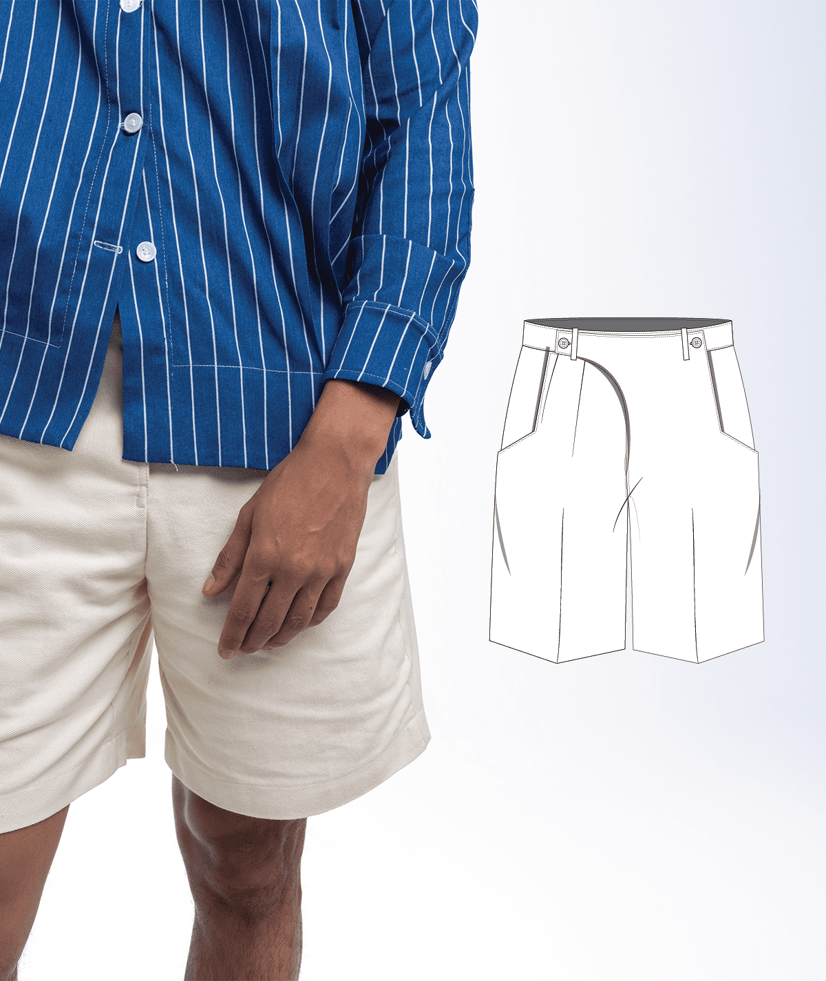 Regular Fit Shorts Pattern - Image 3