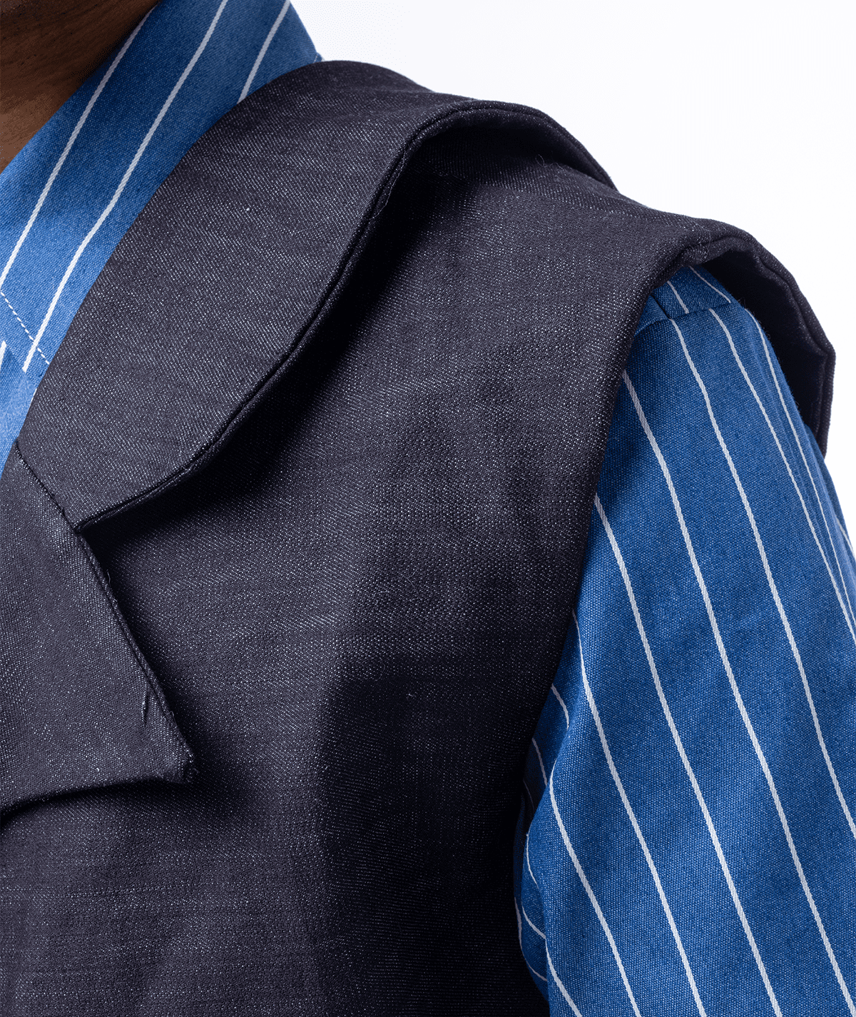 Shirt with Shoulder Lapel Pattern - Image 5