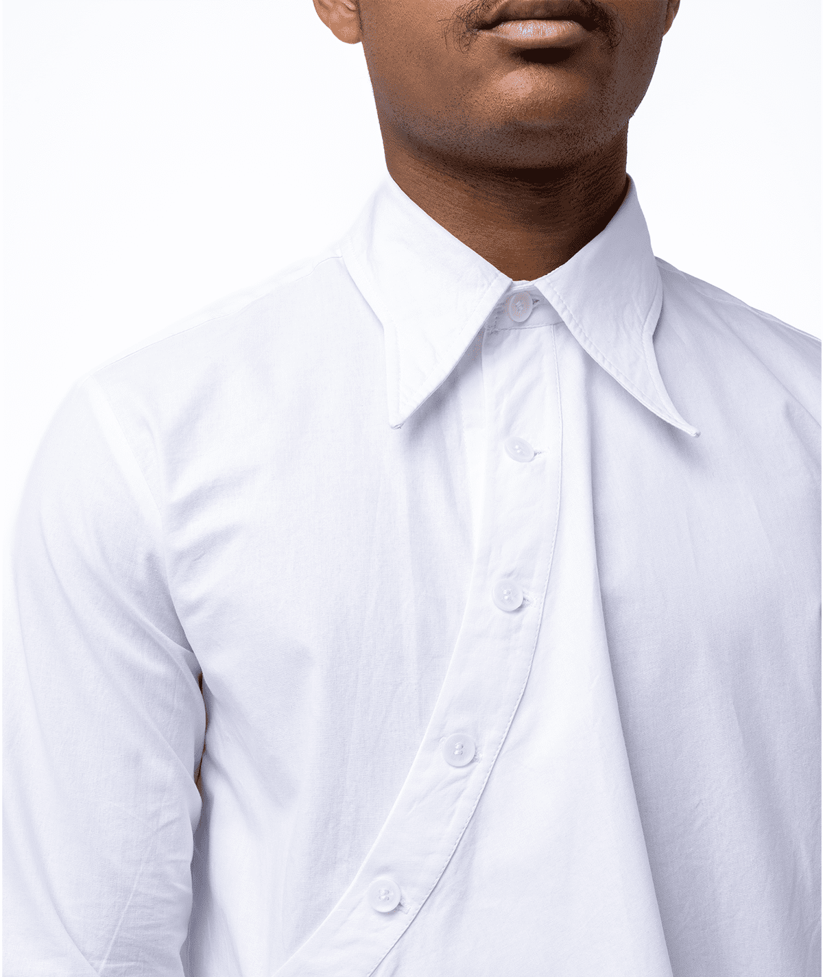 Curved Button Stand Shirt Pattern - Image 4
