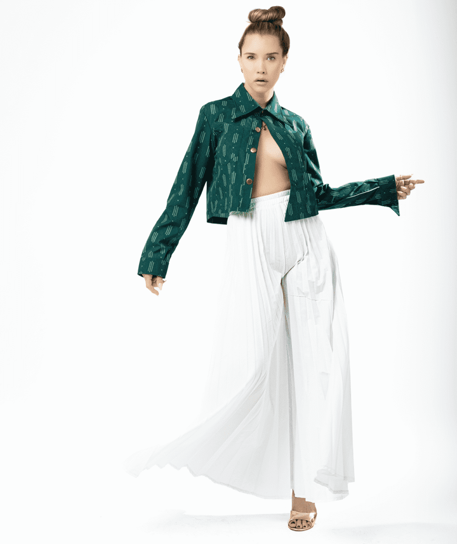 Flared Pleated Pants Pattern - Image 5